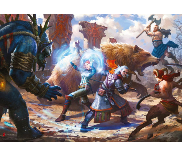 Good Loot Wiedźmin: Geralt & Triss in Battle puzzles 1000 - 674945 - zdjęcie 2